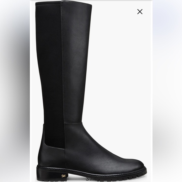 Stuart Weitzman Shoes - Stuart Weitzman Black Knee-high Leather Boot. NWOT. Never worn